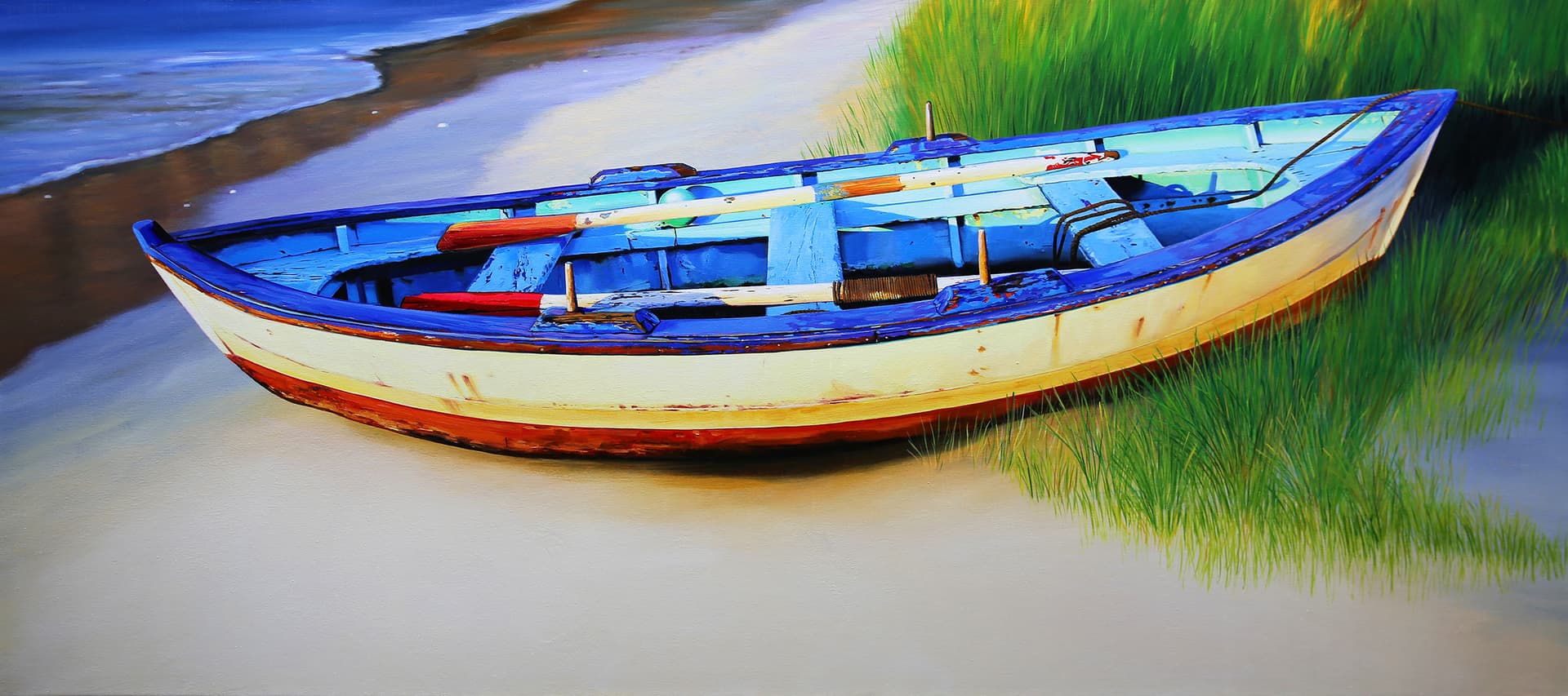 beached