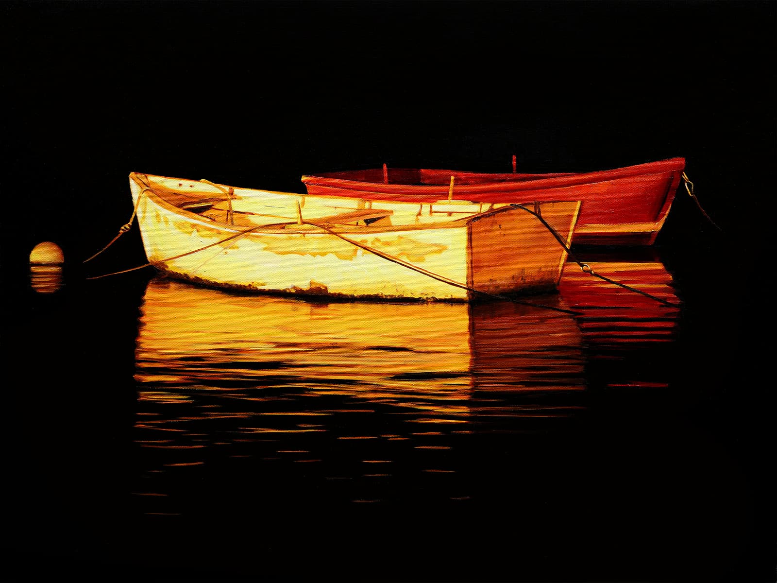 moonlit skiffs