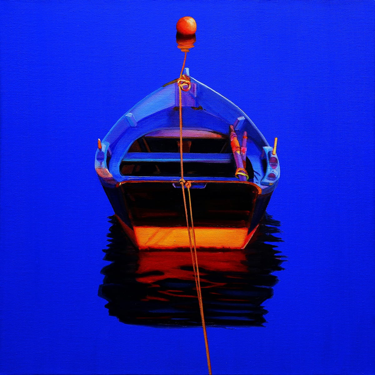 buoyed boat